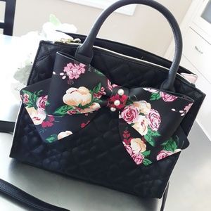 Betsy Johnson floral bow